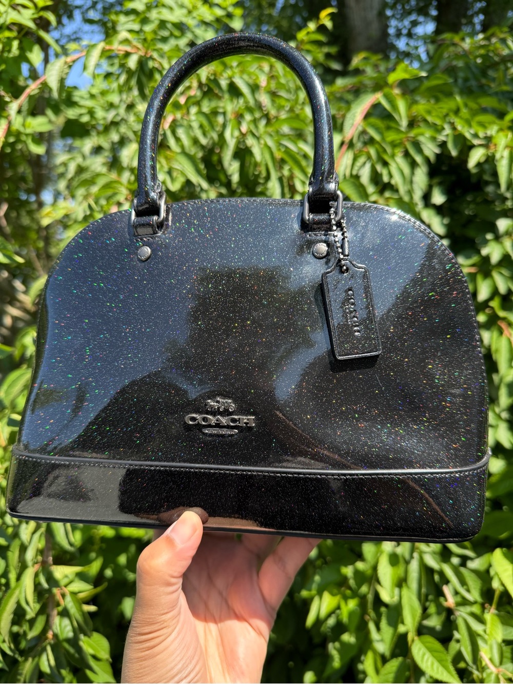 Coach x NASA mini sierra dome satchel